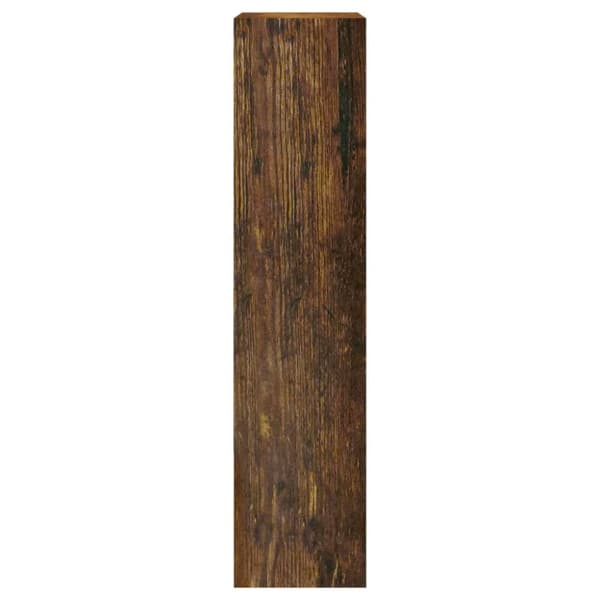 skoskab 63x24x103 cm konstrueret træ røget egetræsfarve