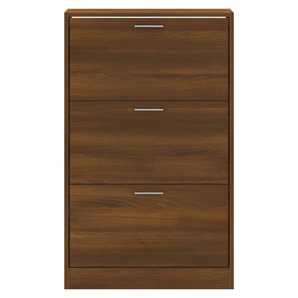 Kenkäkaappi ruskea tammi 63x24x103 cm tekninen puu