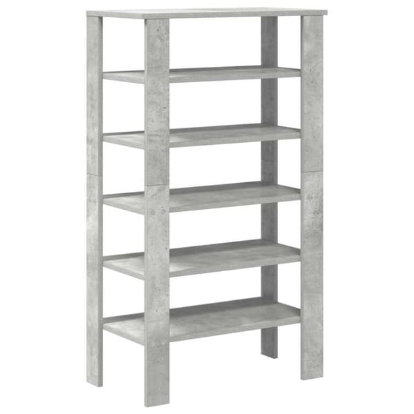 skoreol 61x32x105 cm konstrueret træ betongrå