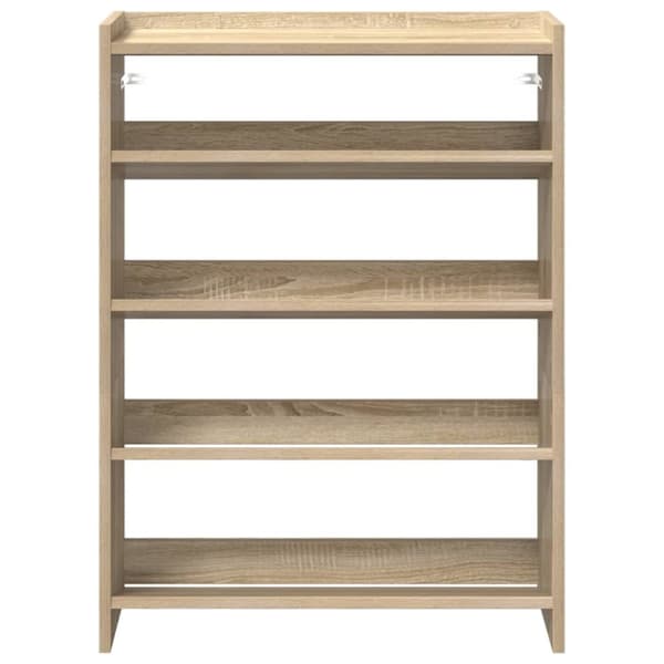 skoreol 80x25x61,5 cm konstrueret træ sonoma-eg
