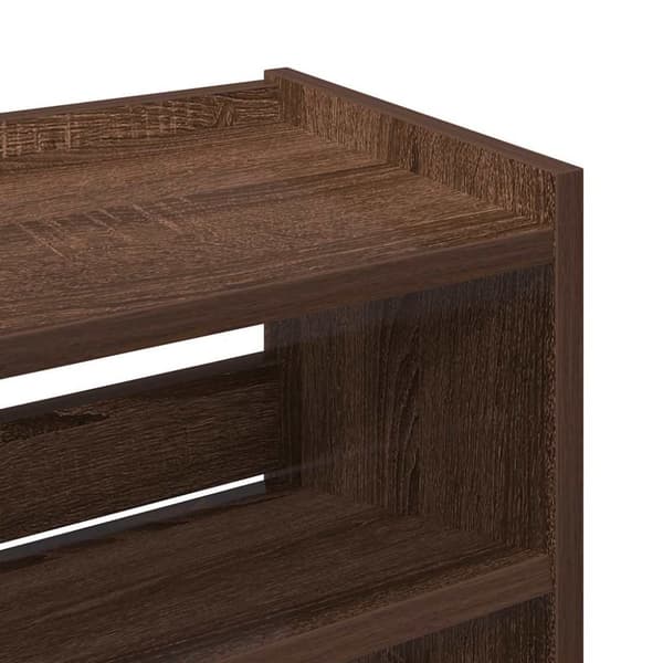 Kenkähylly Ruskea Tammi 80x25x61,5 cm
