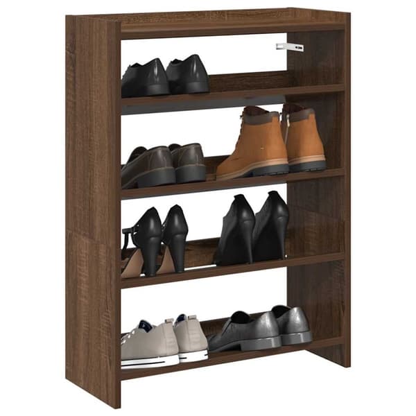 Kenkähylly Ruskea Tammi 80x25x61,5 cm