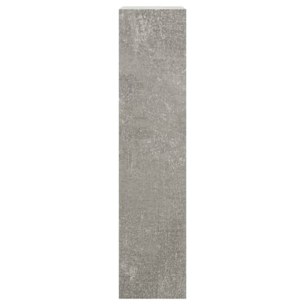 Kenkäkaappi betoninharmaa 63x24x103 cm tekninen puu