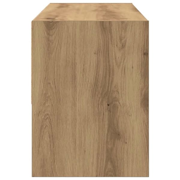 vidaXL Skostativ stablebar artisan eik 89,5x30x40 cm