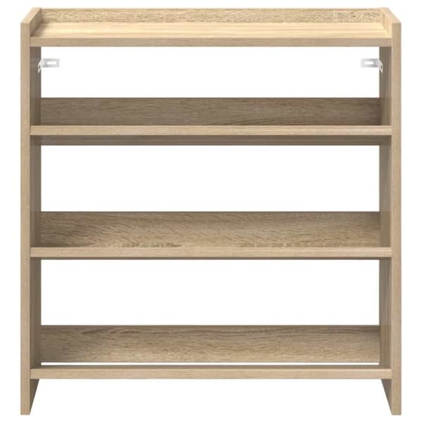 vidaXL Skohylle sonoma eik 60x25x62 cm konstruert tre