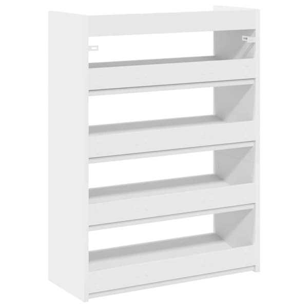 vidaXL skoreol 60x25x81 cm konstrueret træ hvid
