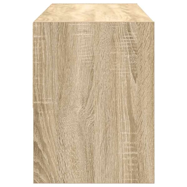 vidaXL Skostativ stablebar sonoma eik 89,5x30x40 cm
