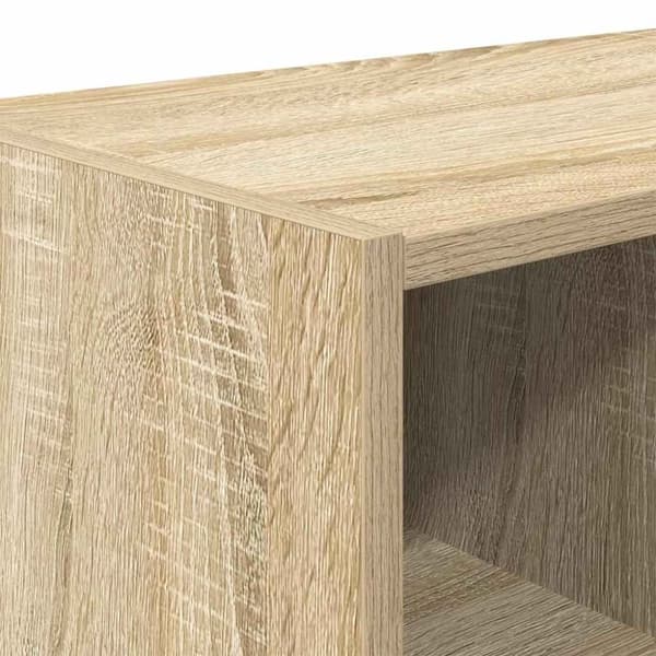vidaXL Skostativ stablebar sonoma eik 89,5x30x40 cm