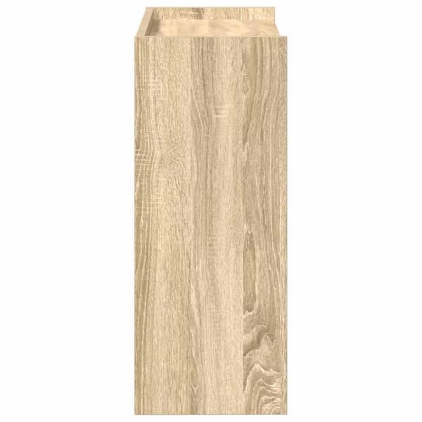 vidaXL Kenkäteline Sonoma-tammi 60x25x62 cm tekninen puu
