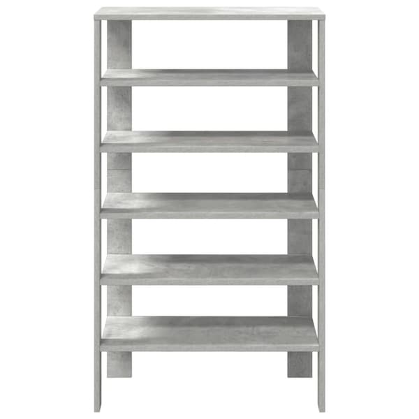 vidaXL skoreol 61x32x105 cm konstrueret træ betongrå