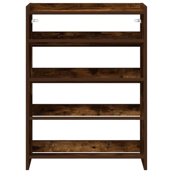 vidaXL Kenkäteline savutammi 60x25x81 cm tekninen puu