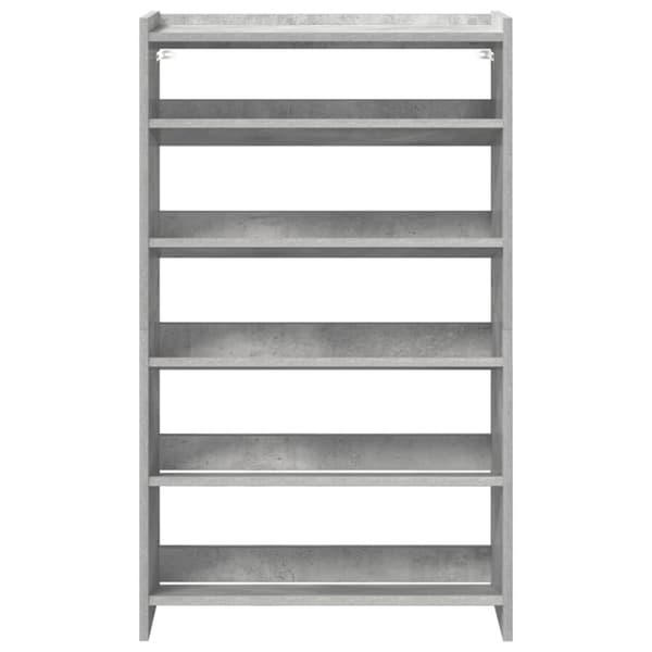 vidaXL skoreol 60x25x81 cm konstrueret træ betongrå