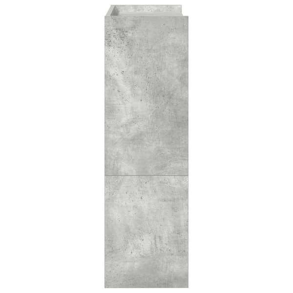 vidaXL skoreol 60x25x81 cm konstrueret træ betongrå