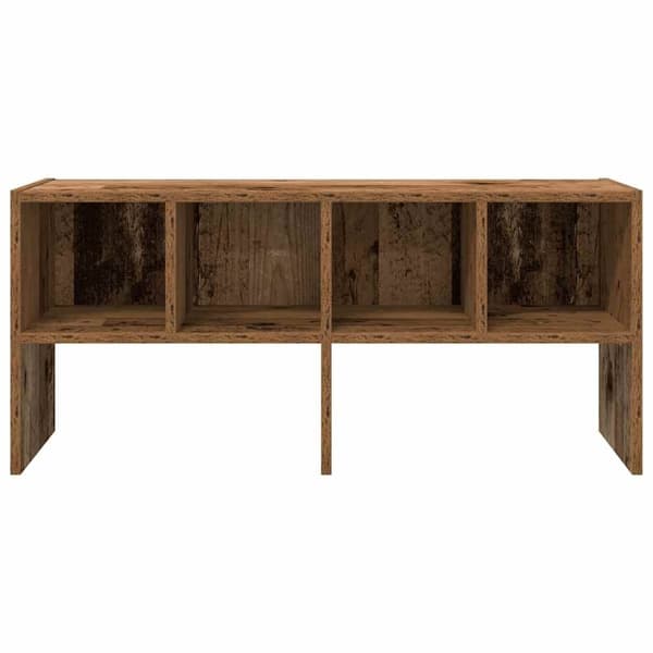 vidaXL Kenkäteline Pinottava Vanha Puu 89,5x30x40 cm