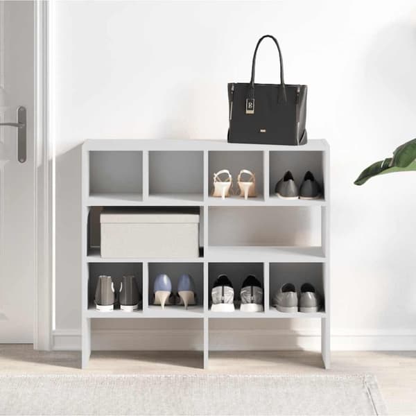 vidaXL skostativer stabelbare 2 stk. 89,5x30x40 cm hvid