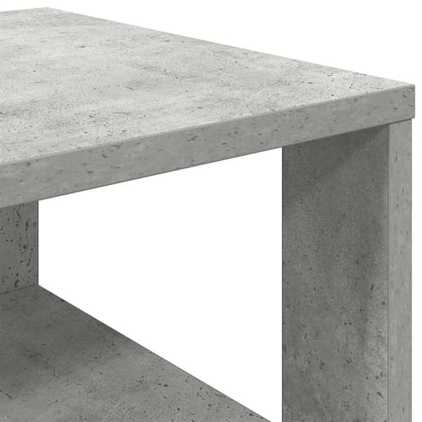 vidaXL Skohylle betonggrå 61x32x105 cm konstruert tre