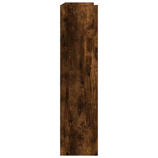 vidaXL skoreol 80x25x100 cm konstrueret træ røget egetræsfarve