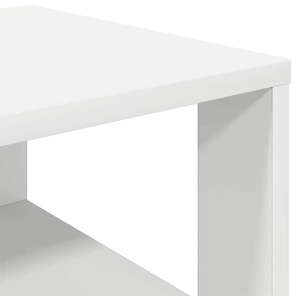 vidaXL skoreol 61x32x105 cm konstrueret træ hvid