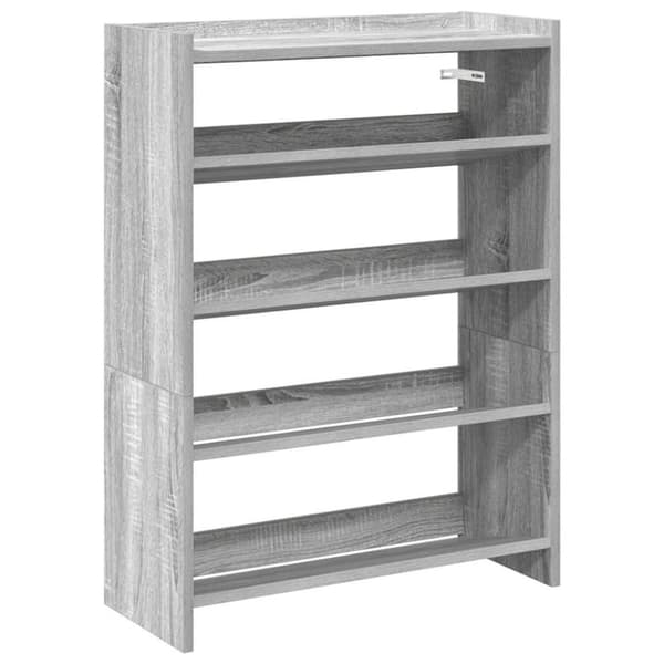 vidaXL skoreol 60x25x81 cm konstrueret træ grå sonoma-eg