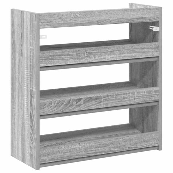 vidaXL skoreol 60x25x62 cm konstrueret træ grå sonoma-eg