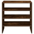 Miniatyrbillede 5 af 11: vidaXL skostativer stabelbare 2 stk. 60x30x30,5 cm røget egetræsfarve