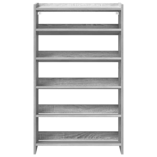 vidaXL skoreol 60x25x100 cm konstrueret træ grå sonoma-eg