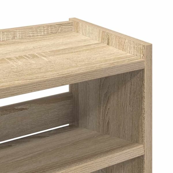 vidaXL skoreol 60x25x100 cm konstrueret træ sonoma-eg