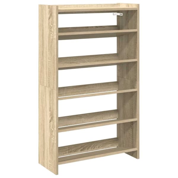 vidaXL skoreol 60x25x100 cm konstrueret træ sonoma-eg