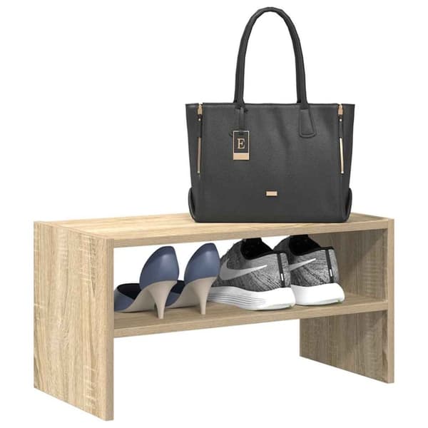 vidaXL skostativ stabelbar 60x30x30,5 cm sonoma-eg
