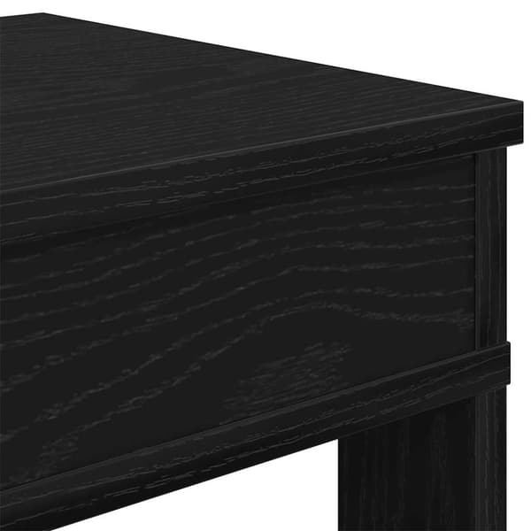 vidaXL Kenkäteline musta 60x30x98 cm tekninen puu