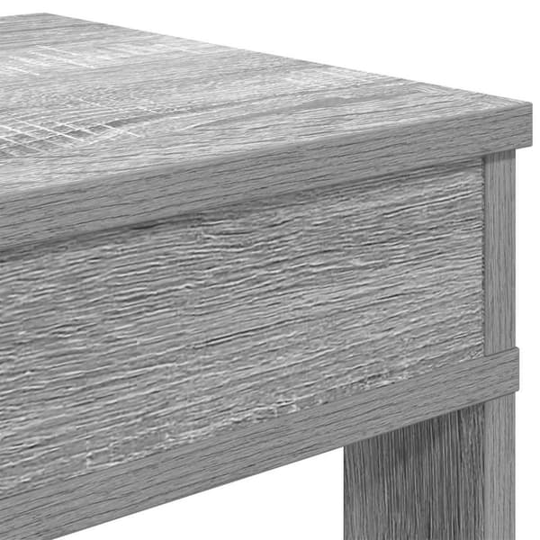 vidaXL Kenkäteline harmaa Sonoma 60x30x98 cm tekninen puu