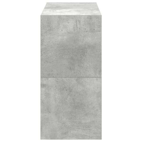 vidaXL Skostativer 2 stk stablebar betonggrå 60x30x30,5 cm