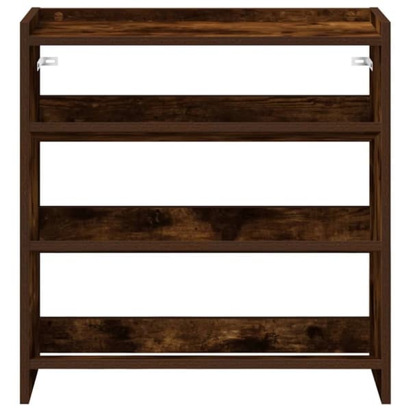vidaXL Kenkäteline savutammi 60x25x62 cm tekninen puu