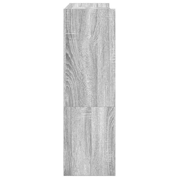 vidaXL Kenkäteline harmaa Sonoma 80x25x81 cm tekninen puu