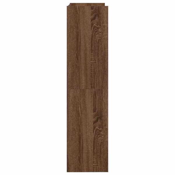 vidaXL Kenkäteline ruskea tammi 60x25x100 cm tekninen puu