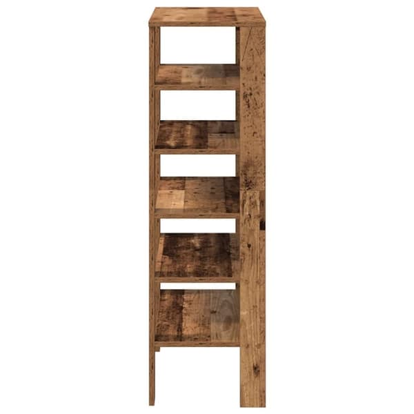 vidaXL skoreol 61x32x105 cm konstrueret træ antikt træ