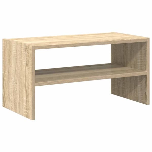 vidaXL Skostativ stablebar sonoma eik 60x30x30,5 cm