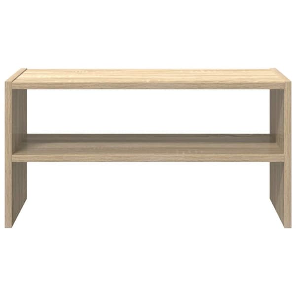 vidaXL Skostativ stablebar sonoma eik 60x30x30,5 cm