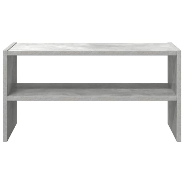 vidaXL skostativ stabelbar 60x30x30,5 cm betongrå
