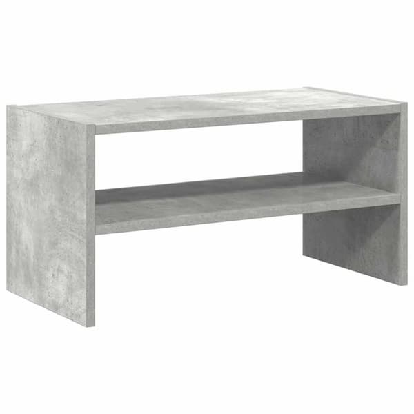 vidaXL skostativ stabelbar 60x30x30,5 cm betongrå