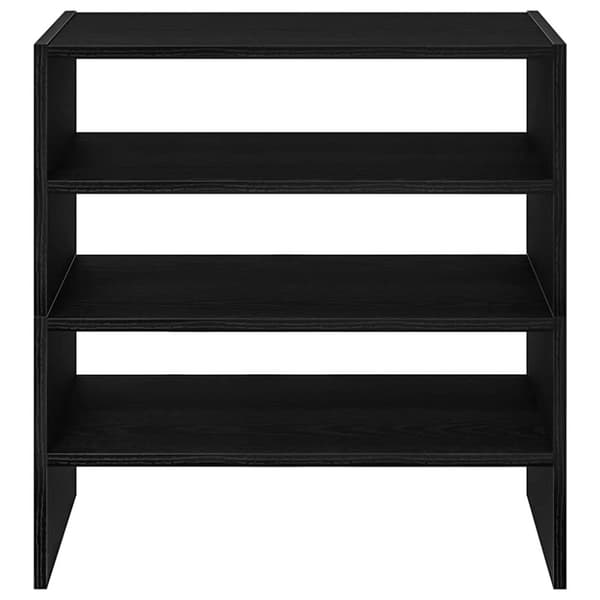 vidaXL kenkätelineet 2 kpl Pinottava musta tammi 60x30x30,5 cm