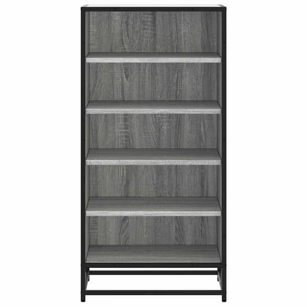 vidaXL skoreol 48x38x97,5 cm konstrueret træ grå