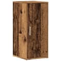 Miniatyrbilde 1 av 11: vidaXL Skoskap 2 stk gammelt tre 32x35x70 cm konstruert tre