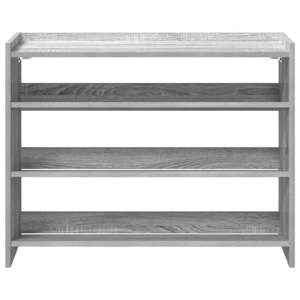 vidaXL skoreol 80x25x62 cm konstrueret træ grå sonoma-eg