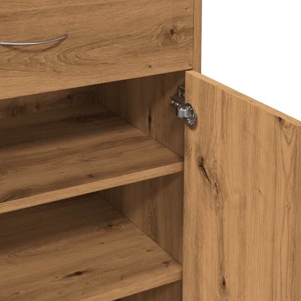 vidaXL skoskab 60x35x84 cm konstrueret træ kunsteg