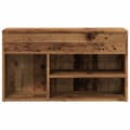 Pikkukuva 5 / 11: vidaXL Kenkien säilytyspenkki vanhaa puuta 80x30x45 cm lastulevy