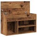 Pikkukuva 8 / 11: vidaXL Kenkien säilytyspenkki vanhaa puuta 80x30x45 cm lastulevy