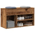 Pikkukuva 2 / 11: vidaXL Kenkien säilytyspenkki vanhaa puuta 80x30x45 cm lastulevy