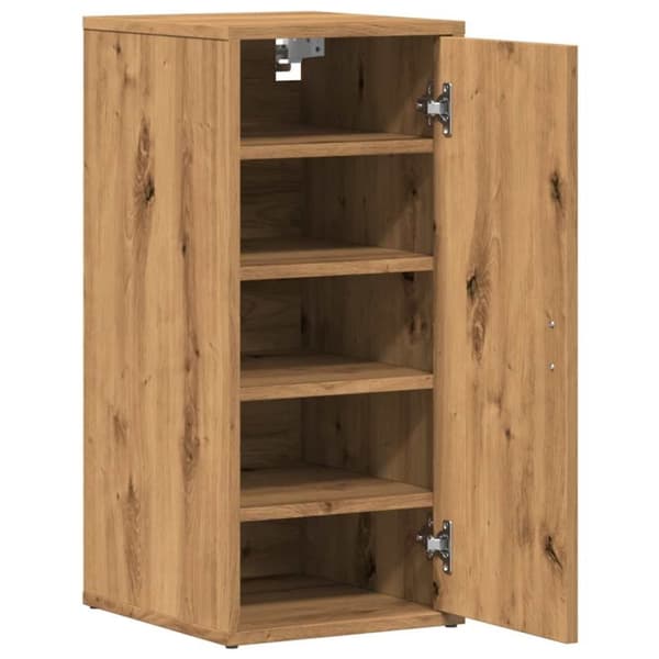 vidaXL skoskabe 2 stk. 32x35x70 cm konstrueret træ kunsteg