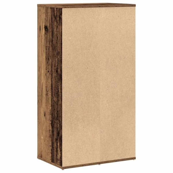 vidaXL Skohylle gammelt tre 54x34x100,5 cm konstruert tre